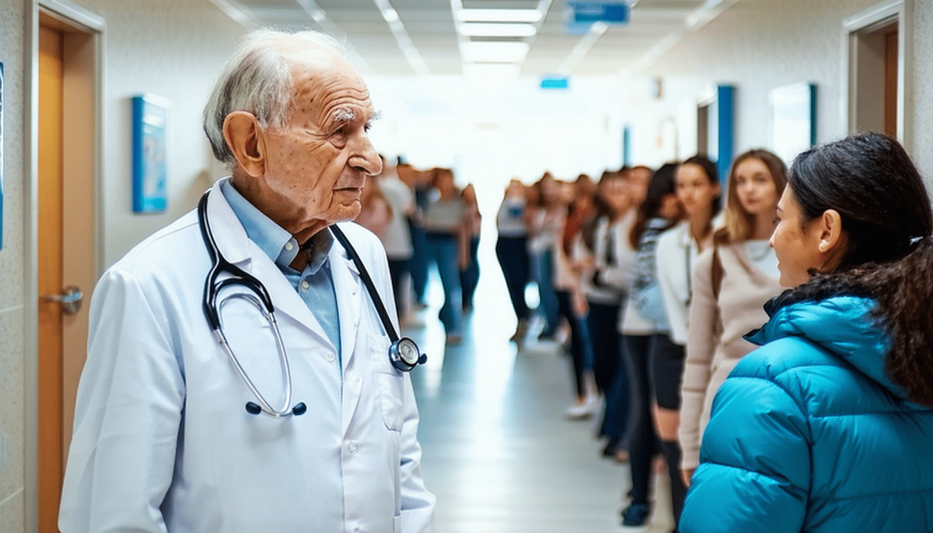 letni polak nadal pracuje jako lekarz, zyskując ogromne zaufanie pacjentów, którzy czekają na wizytę nawet przez kilka miesięcy.