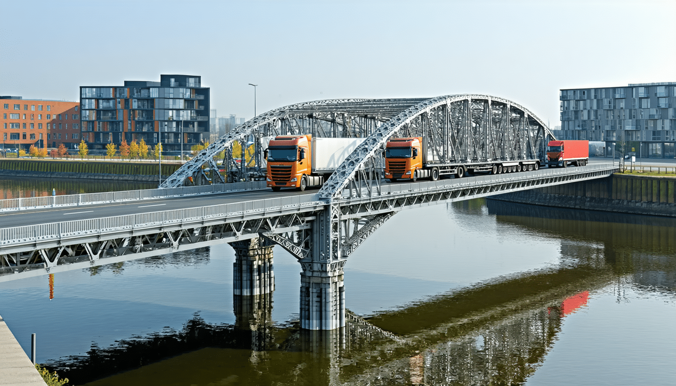 ten holenderski most, wydrukowany w 3d ze stali, jest innowacyjnym rozwiązaniem inżynieryjnym, które wytrzymuje ciężarówki, łącząc nowoczesną technologię z wytrzymałością.