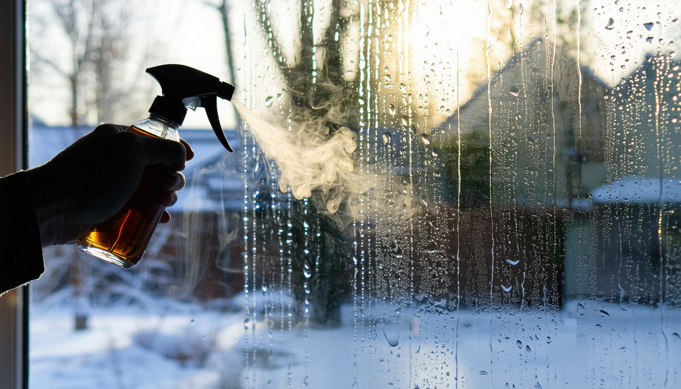 ten prosty składnik dodany do wody do mycia okien zapobiega parowaniu szyb zimą, zapewniając czystość i przejrzystość.