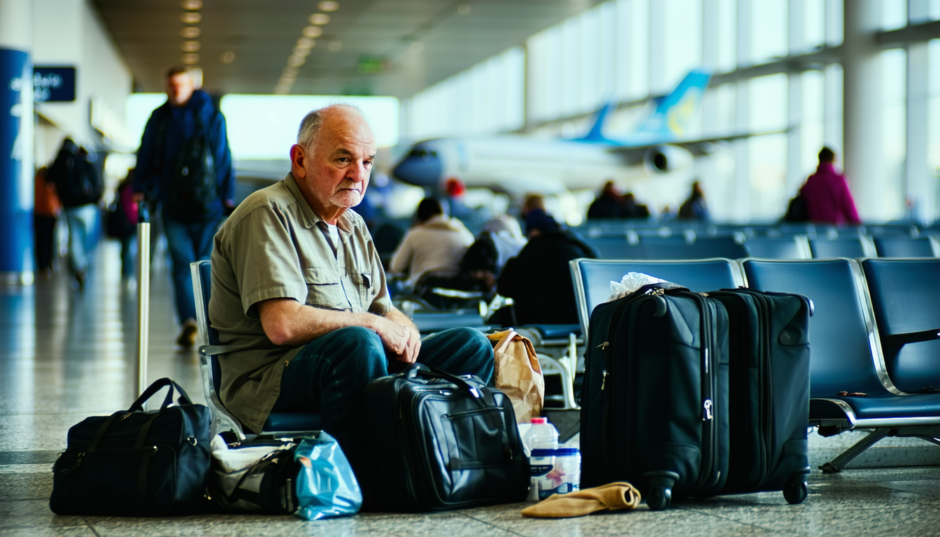 ten mężczyzna mieszka na lotnisku od 18 lat. linie lotnicze są zdezorientowane i nie wiedzą, jak rozwiązać jego sytuację. poznaj niezwykłą historię człowieka bez domu na terenie terminalu.