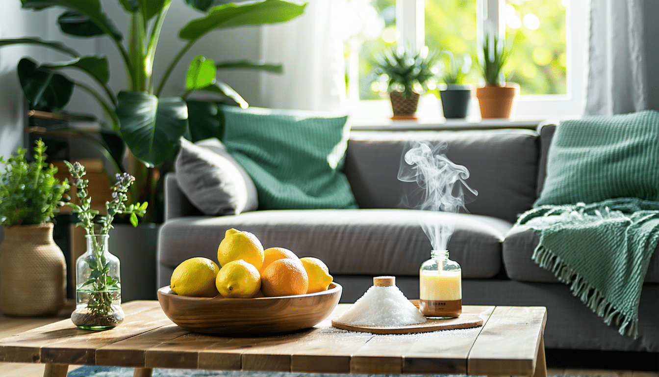 odkryj skuteczny, naturalny trik na pozbycie się nieprzyjemnych zapachów w domu bez użycia sztucznych odświeżaczy.