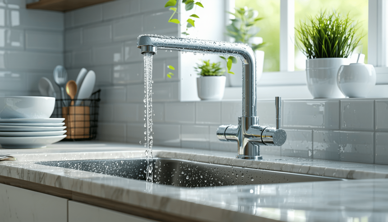 dowiedz się, jak prosty nawyk po zmywaniu naczyń może skutecznie zapobiegać osadzaniu się kamienia na kranie i utrzymać go w doskonałej czystości.