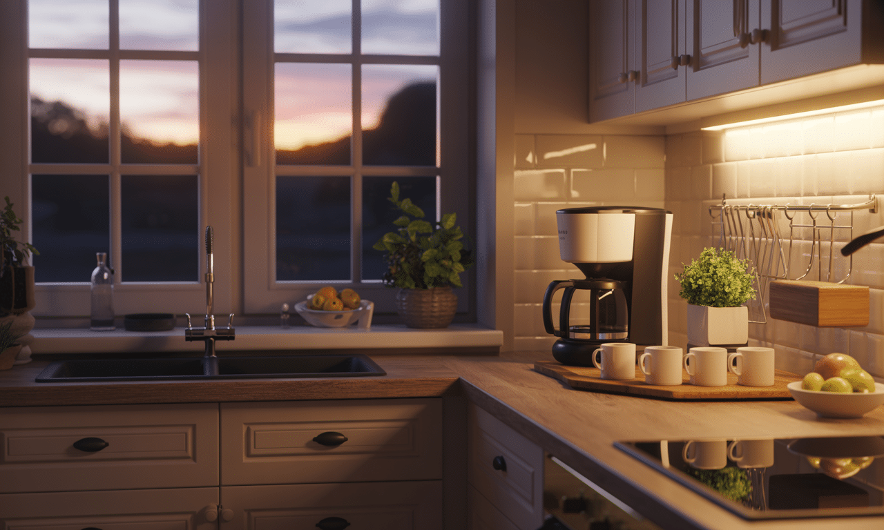 ten prosty nawyk wieczorny w kuchni pomaga zacząć poranki o 15 minut spokojniej, zapewniając lepszą organizację i mniej stresu.