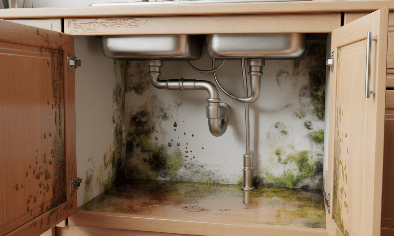 ten punkt pod zlewem zbiera wilgoć i może powodować pleśń, jeśli go zignorujesz. dowiedz się, jak temu zapobiec i utrzymać kuchnię suchą i bezpieczną.