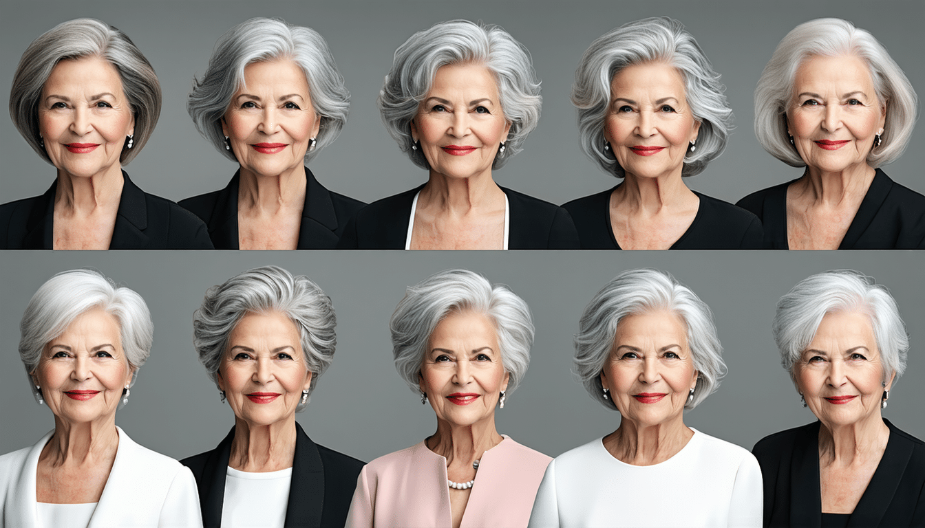 ten styl fryzury to idealny wybór dla kobiet po 60, które cenią sobie wygodę i elegancję jednocześnie.