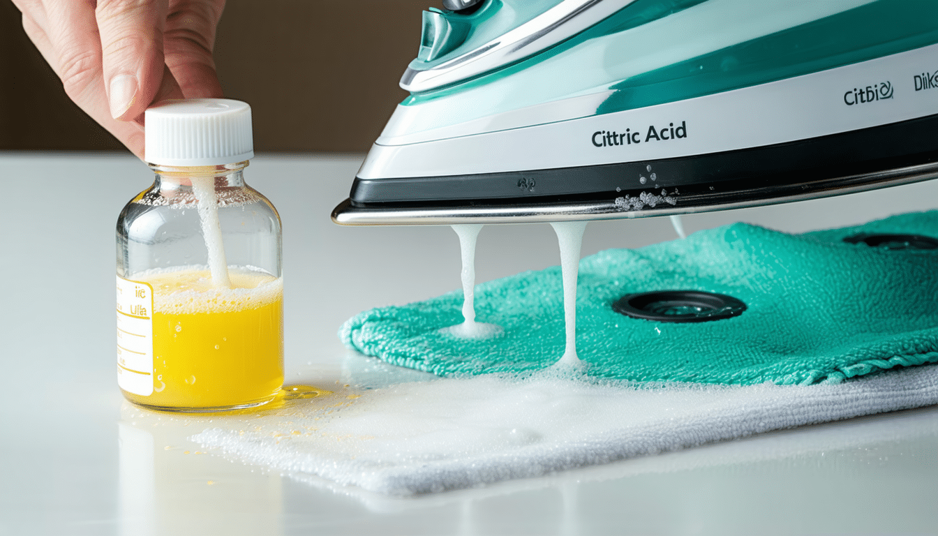 ten prosty trik z kwasem cytrynowym skutecznie czyści żelazko od wewnątrz, sprawiając, że paruje jak nowe. dowiedz się, jak łatwo usunąć osad i poprawić działanie urządzenia.