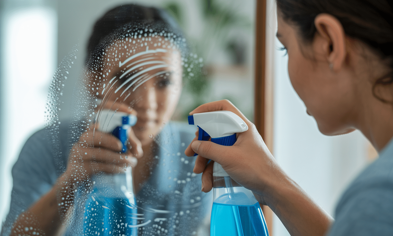 używałam środka do mycia szyb na lustra i nie wiedziałam, że zostawia smugi na powłoce – odkryj, jak unikać tego problemu i utrzymać lustra czyste i bez zacieków.