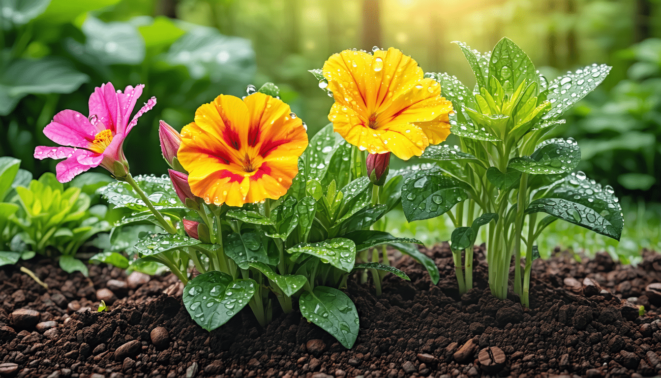 używanie fusów z kawy jako naturalnego mulczu sprawia, że rośliny kwasolubne kwitną obficie i zdrowo, poprawiając strukturę gleby i zatrzymując wilgoć.