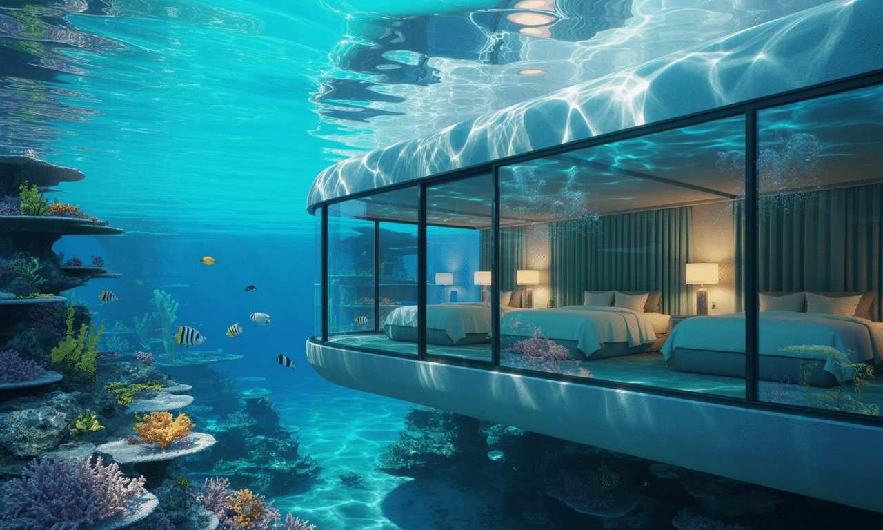 odkryj nowo otwarty podwodny hotel w belgii z widokiem na rafę koralową – wyjątkowe doświadczenie blisko natury i fascynującego świata podwodnego.