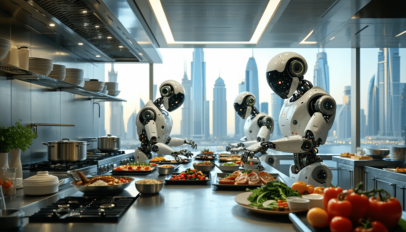 w dubaju otwarto nowatorską restaurację, gdzie całe menu przygotowuje sztuczna inteligencja, łącząc nowoczesną technologię z kulinarną innowacją.