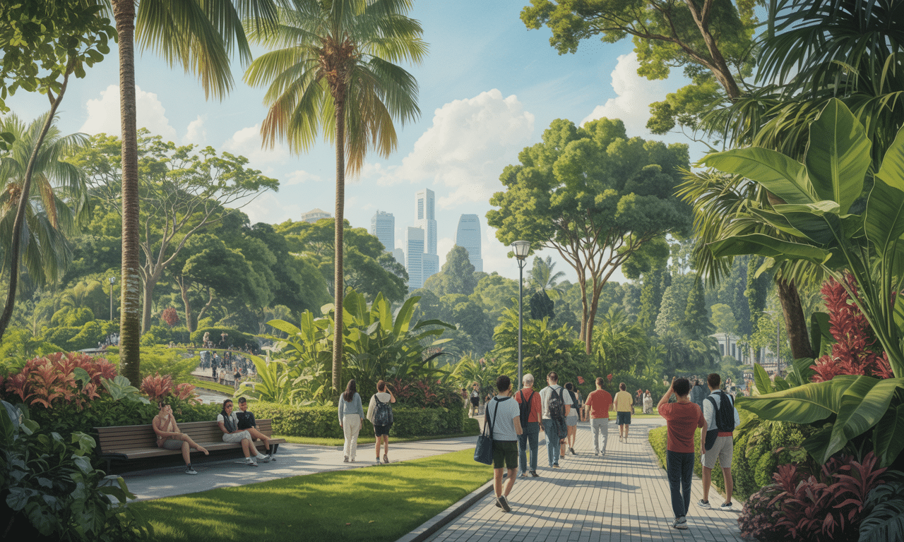 ogrody botaniczne w singapurze, wpisane na listę unesco, przyciągają rocznie 10 milionów odwiedzających, oferując unikalne doświadczenia przyrodnicze i kulturowe.