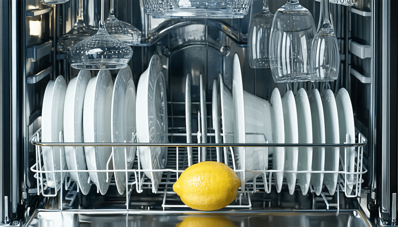 włożyłam połówkę cytryny do zmywarki i zauważyłam natychmiastowy efekt – naczynia były lśniąco czyste i pachniały świeżością. sprawdź, jak prosto odświeżyć swoją zmywarkę!