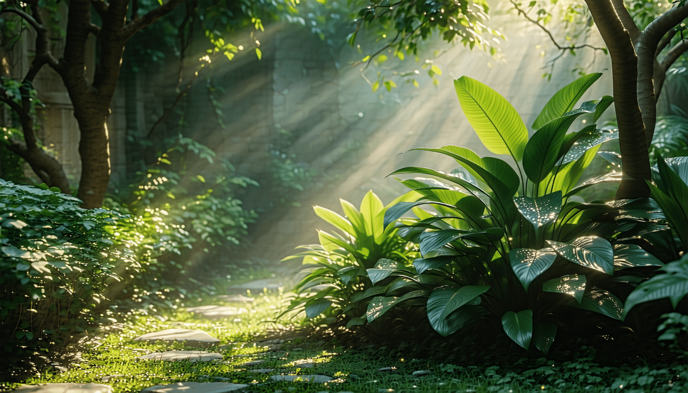 zaakceptowałam trochę cienia tam, gdzie wcześniej z nim walczyłam, co sprawiło, że rośliny mniej cierpiały i lepiej się rozwijały.