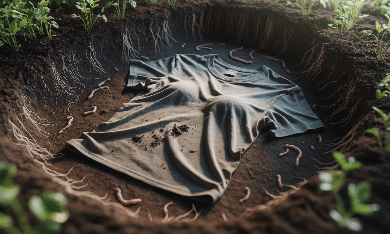 zakopałam bawełniany t-shirt w ziemi na miesiąc, aby sprawdzić, czy gleba jest żywa – poznaj moje odkrycia i dowiedz się, jak ocenić zdrowie gleby w prosty sposób.