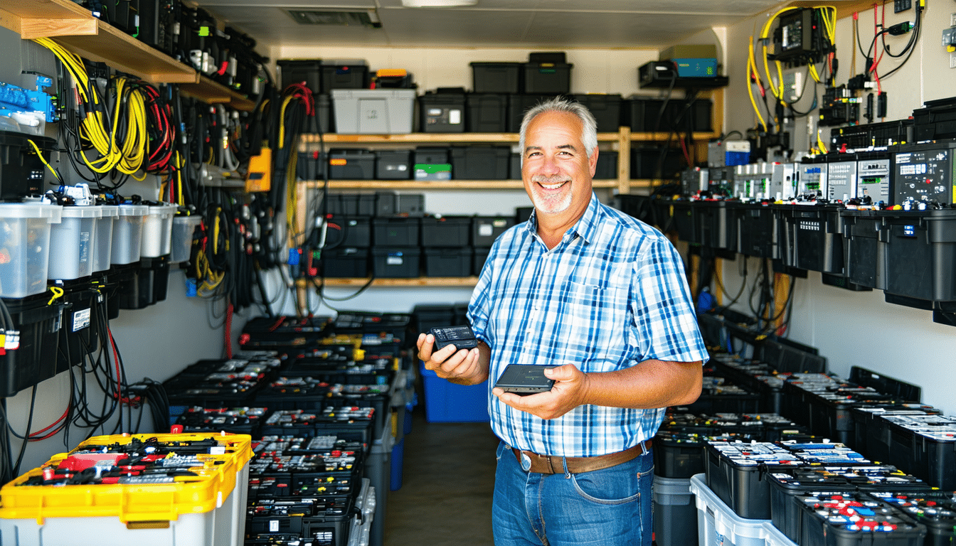użytkownik od 10 lat zasila swój dom bateriami z laptopów, zbierając ich już ponad 650. poznaj jego niezwykłą historię i sposób na ekologiczne źródło energii.