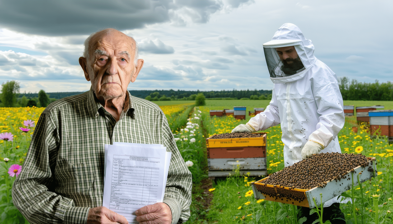 zła wiadomość dla emeryta, który użyczył ziemię pszczelarzowi: podatek rolny mimo braku dochodów — historia budząca kontrowersje w polsce.