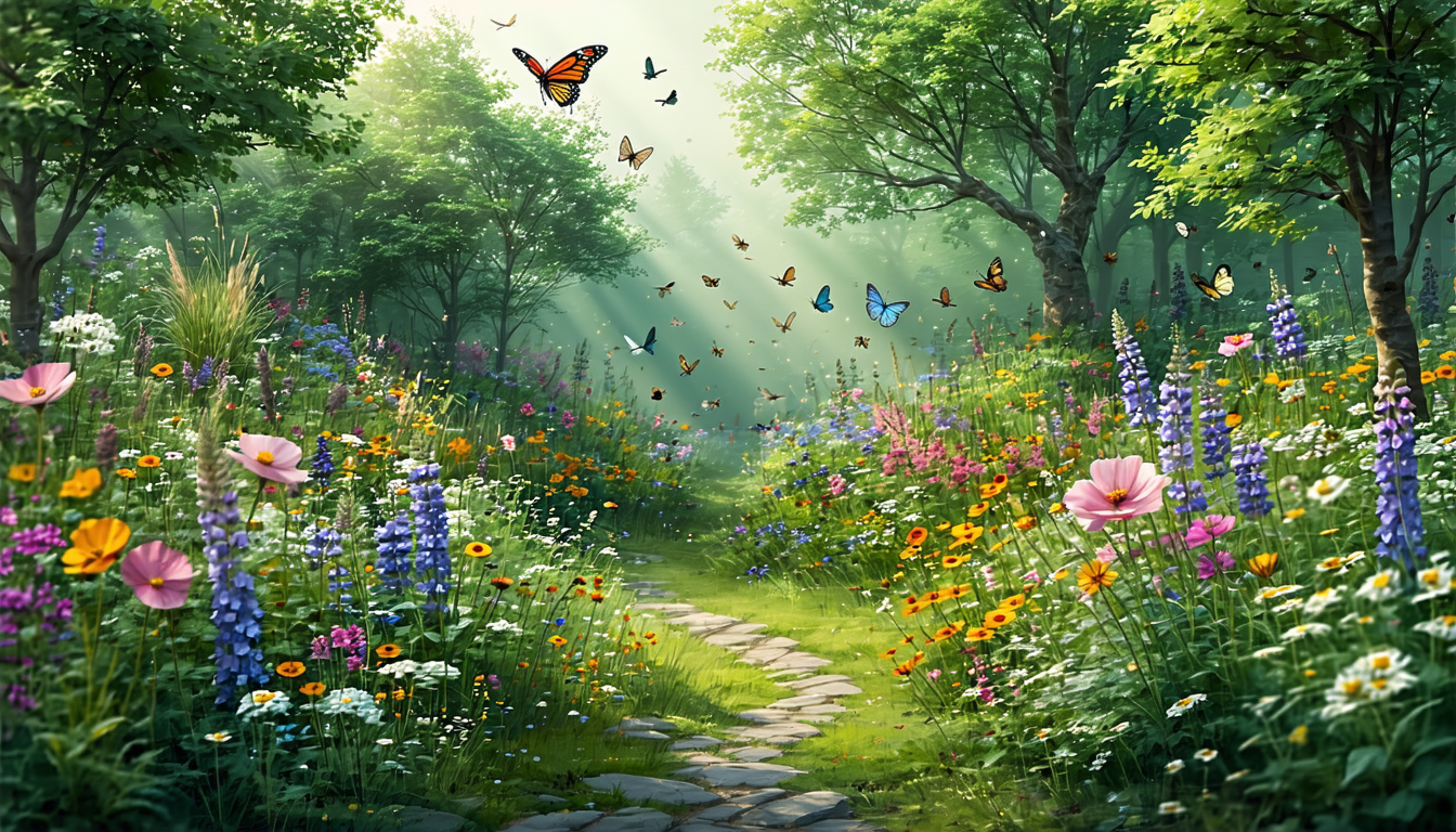 odkryj, jak pozostawienie fragmentu ogrodu dzikim przyczyniło się do znacznego wzrostu bioróżnorodności w zaledwie jeden sezon.