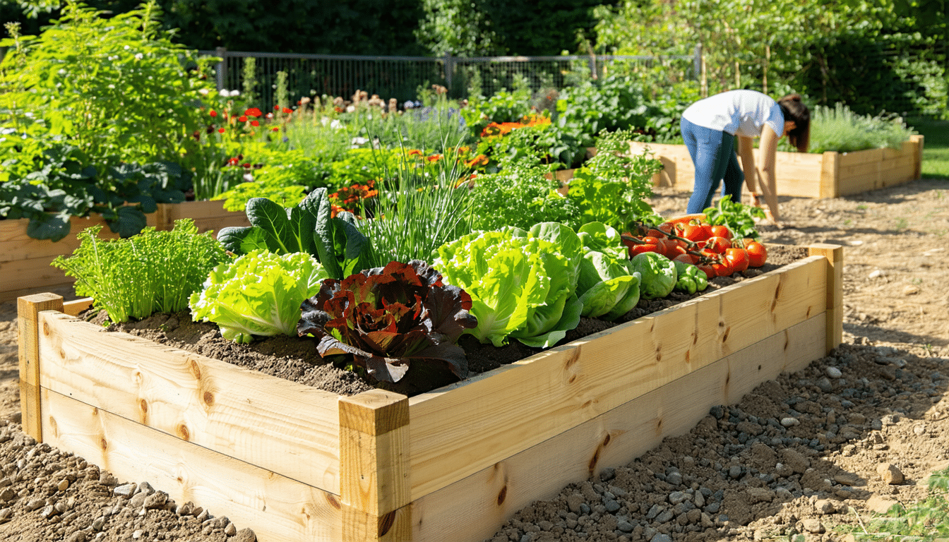 zrobiłam podwyższoną grządkę z desek – moje plecy są wdzięczne, a warzywa rosną zdrowiej i szybciej. sprawdź, jak łatwo zadbać o ogród i swoje zdrowie!