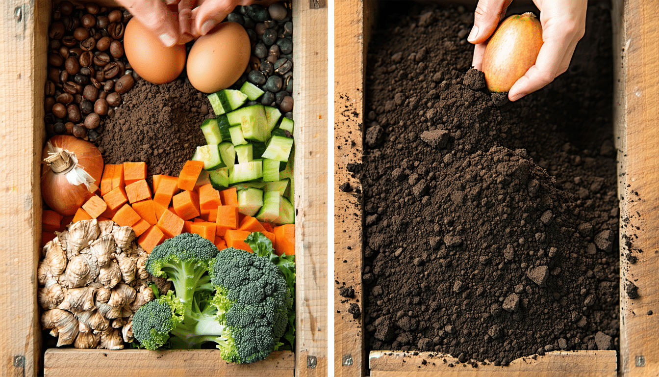 dowiedz się, jak zrobić kompost z resztek kuchennych i odkryj, jak po 3 miesiącach ziemia staje się odżywiona i pełna życia. praktyczne wskazówki dla ekologicznego ogrodnictwa.