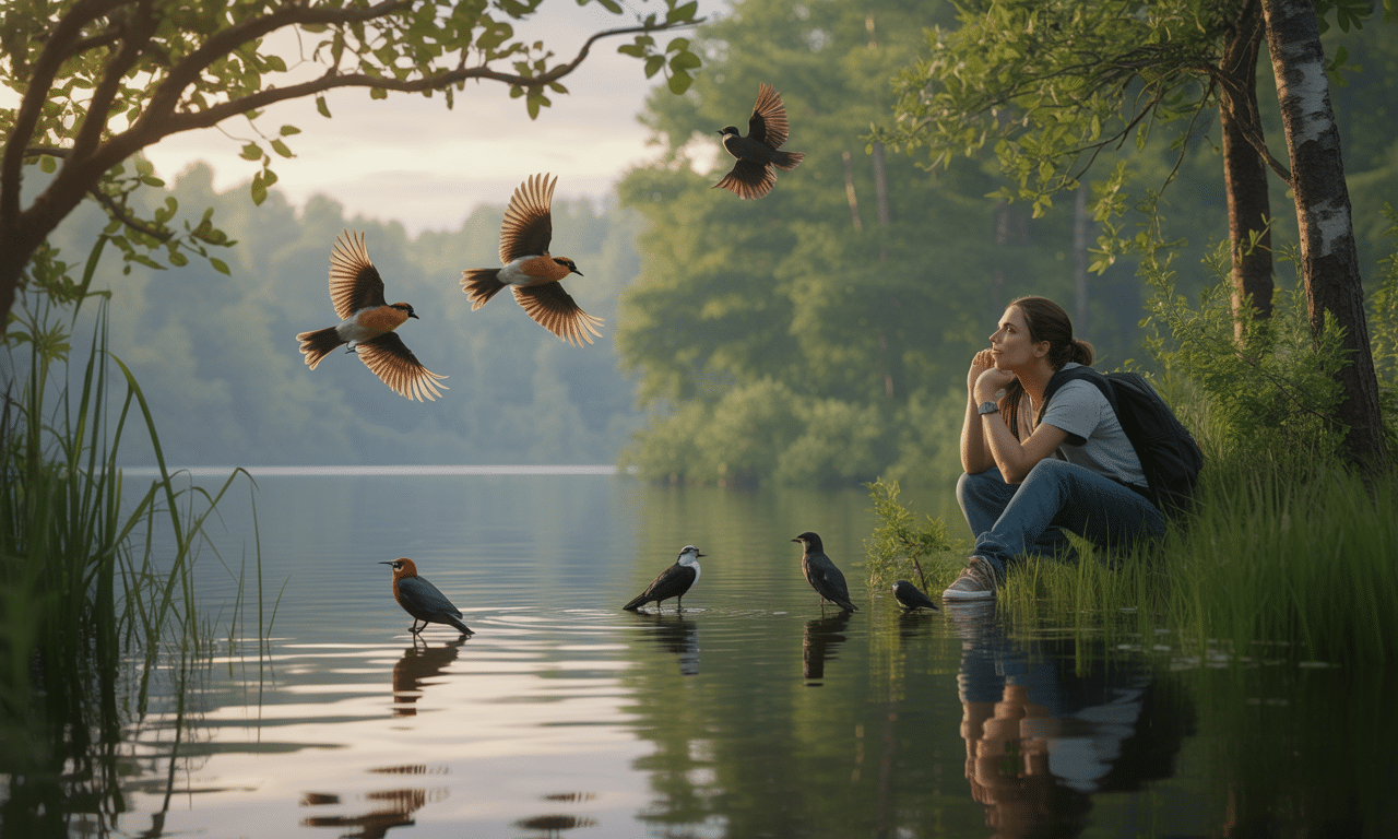 dowiedz się, dlaczego obserwowanie ptaków pomaga rozwijać cierpliwość i uważność, łącząc relaks z głębokim kontaktem z naturą.