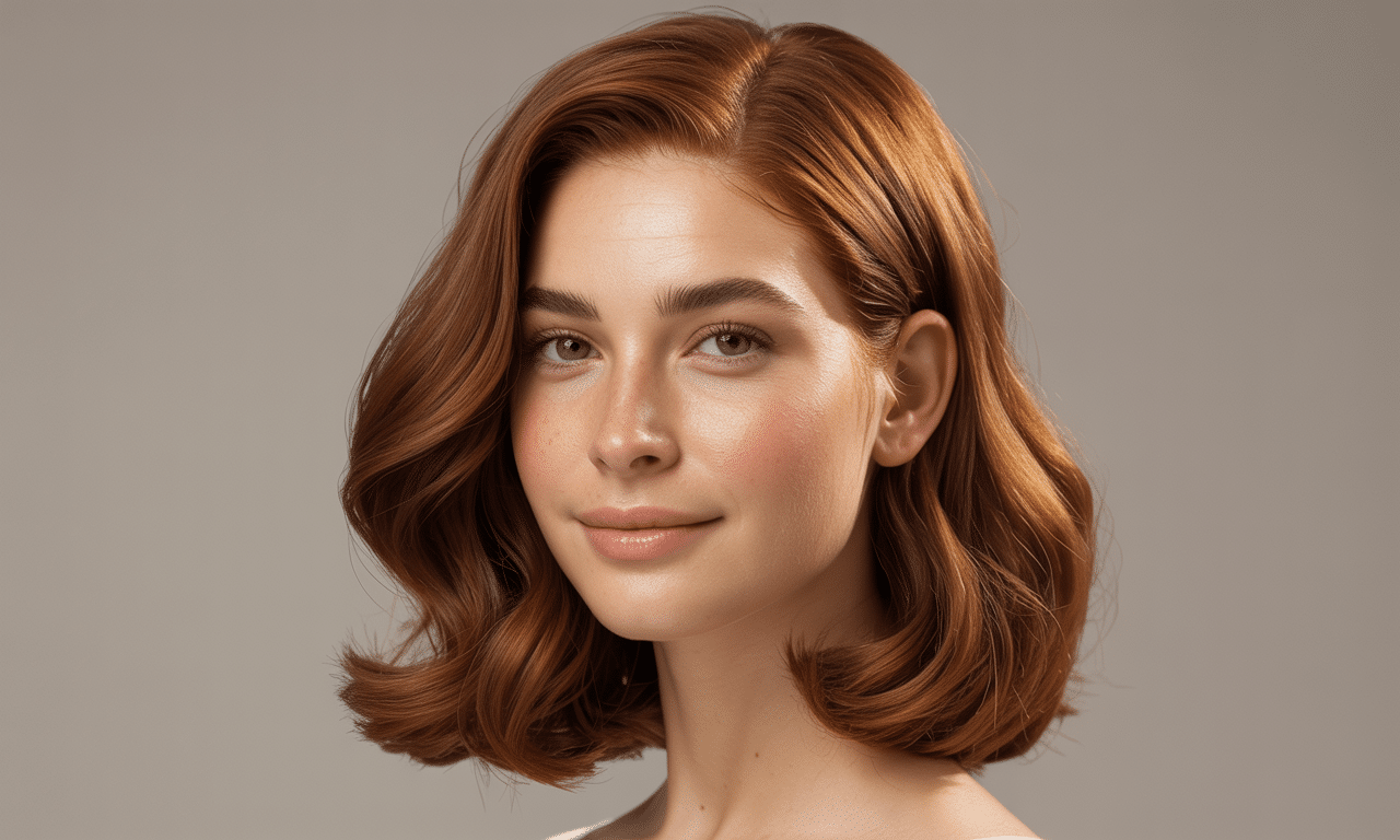 fryzjerzy radzą: ten ciepły odcień kasztanu odmładza twarz bez konieczności drastycznej zmiany wyglądu.