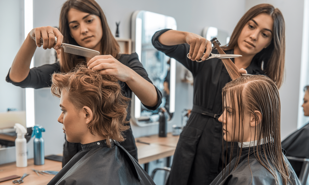 fryzjerzy wyjaśniają, dlaczego strzyżenie na sucho zapewnia bardziej naturalny efekt niż tradycyjne strzyżenie na mokro. odkryj zalety tej techniki i uzyskaj idealną fryzurę.