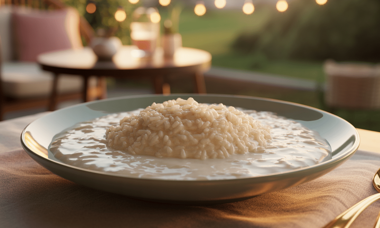 przygotowuję kremowy i lekki deser z ryżu i mleka kokosowego, idealny na ciepłe wieczory. sprawdź przepis na pyszny i orzeźwiający smakołyk!