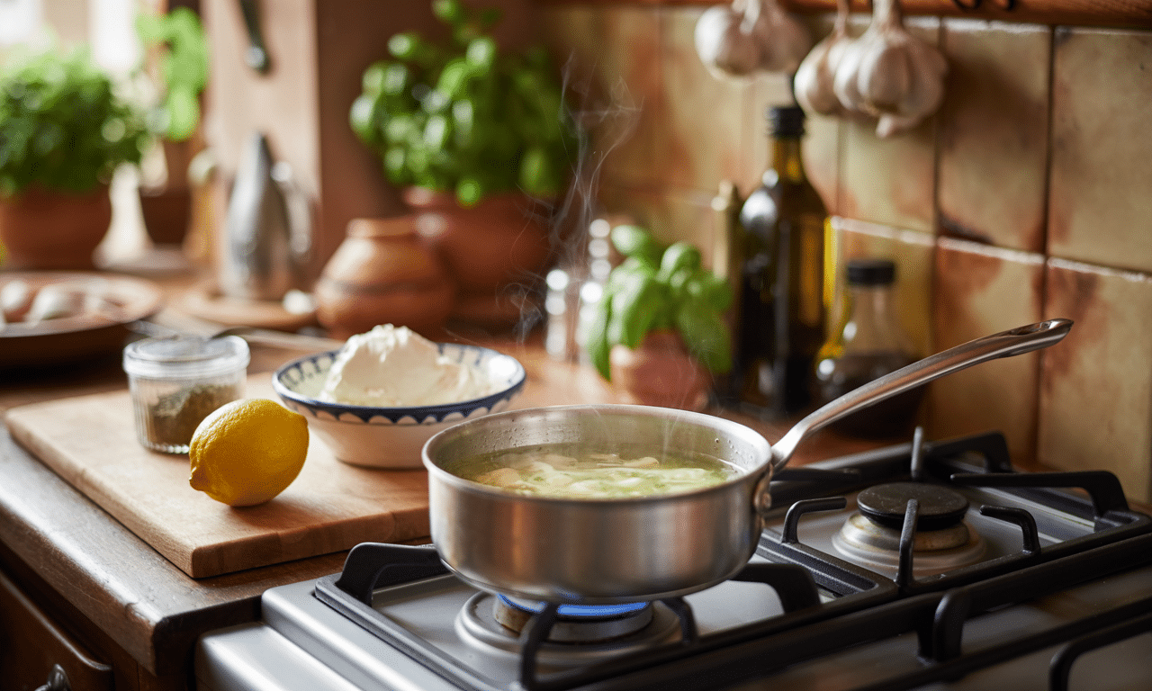 szybki przepis na sos z ricotty i cytryny – tylko 5 minut, 3 składniki, smak jak z włoskiej trattorii. idealny dodatek do makaronu i nie tylko!