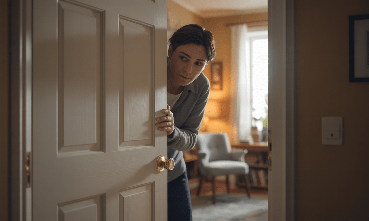 dowiedz się, kto mówi „nie przeszkadzam?” wchodząc do pokoju i jakie znaczenie ma to wyrażenie jako prośba o pozwolenie na obecność.