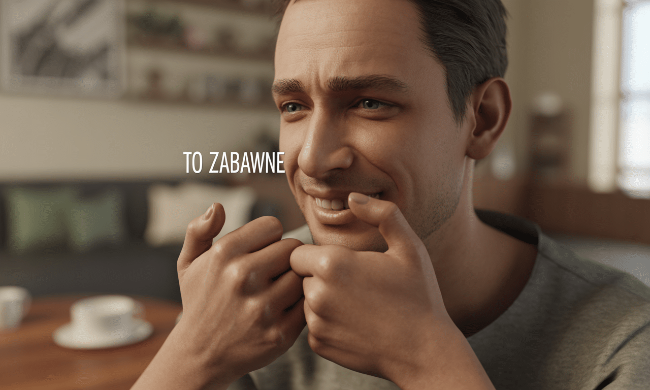 odkryj, dlaczego niektórzy ludzie mówią „to zabawne” zamiast się śmiać – jak kontrolują swoje reakcje emocjonalne zamiast je przeżywać i co to mówi o ich sposobie radzenia sobie z emocjami.