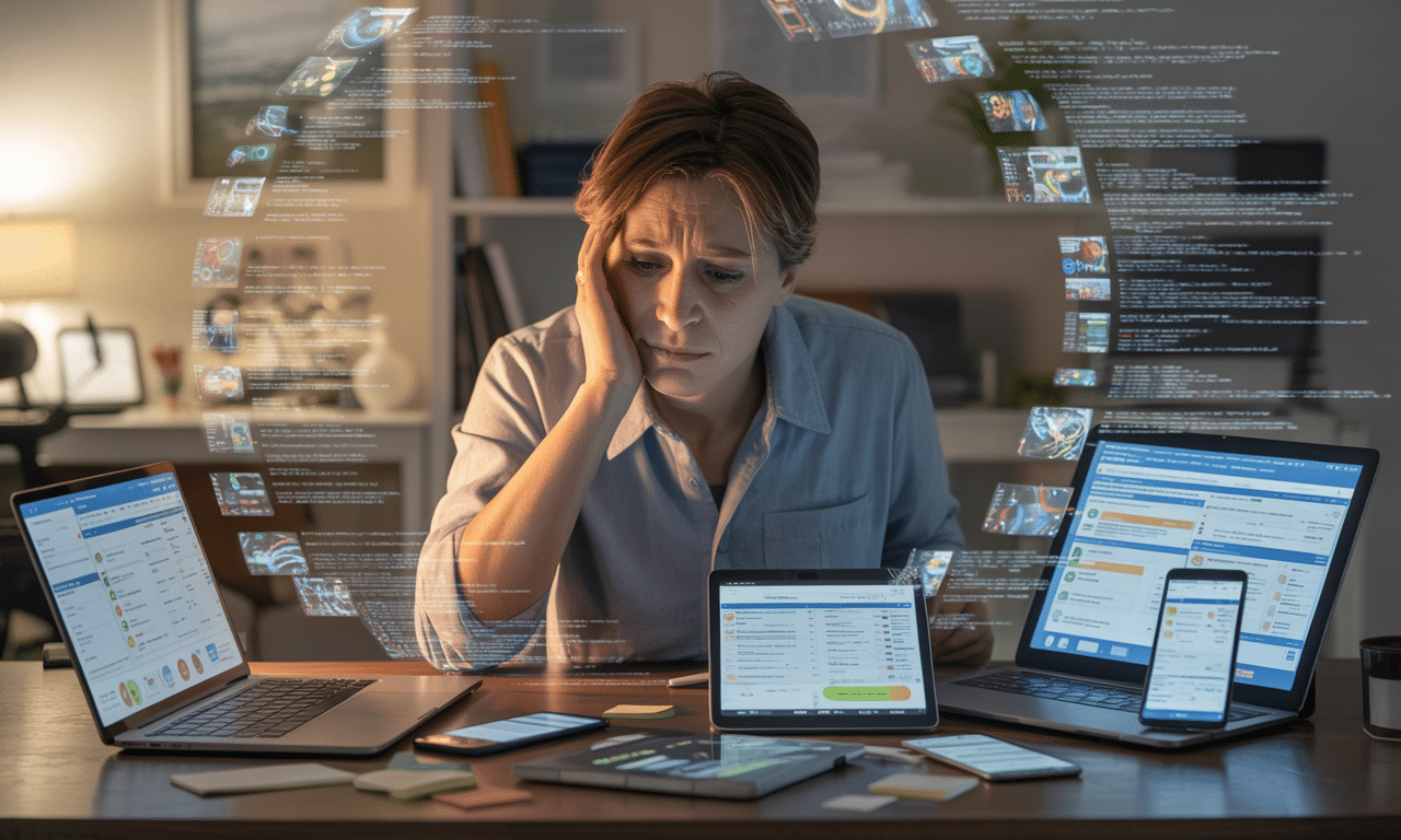 dowiedz się, jak radzić sobie z przeciążeniem informacyjnym i dlaczego pod koniec dnia mówimy „wszystko mi się miesza”. praktyczne porady na poprawę koncentracji i redukcję stresu.