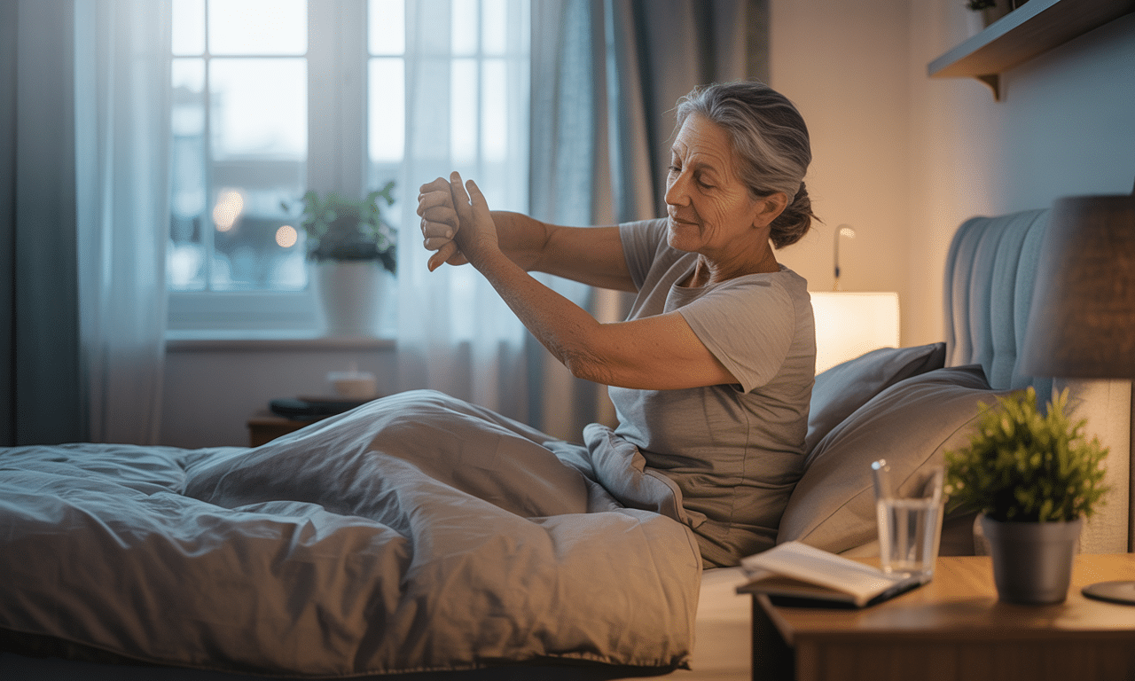 mam 65 lat i poranki były najtrudniejsze nie z powodu bólu, ale sztywności. dowiedz się, co robić zanim wstaniesz, aby złagodzić sztywność i zacząć dzień z energią.