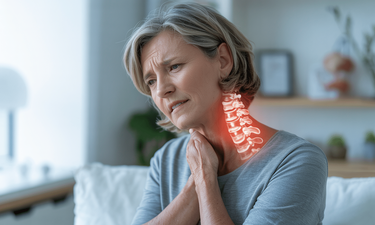 mam 67 lat i doświadczam trzeszczenia szyi przy każdym ruchu głową. dowiedz się, czym jest zwyrodnienie kręgów szyjnych i dlaczego nie zawsze oznacza poważną chorobę.