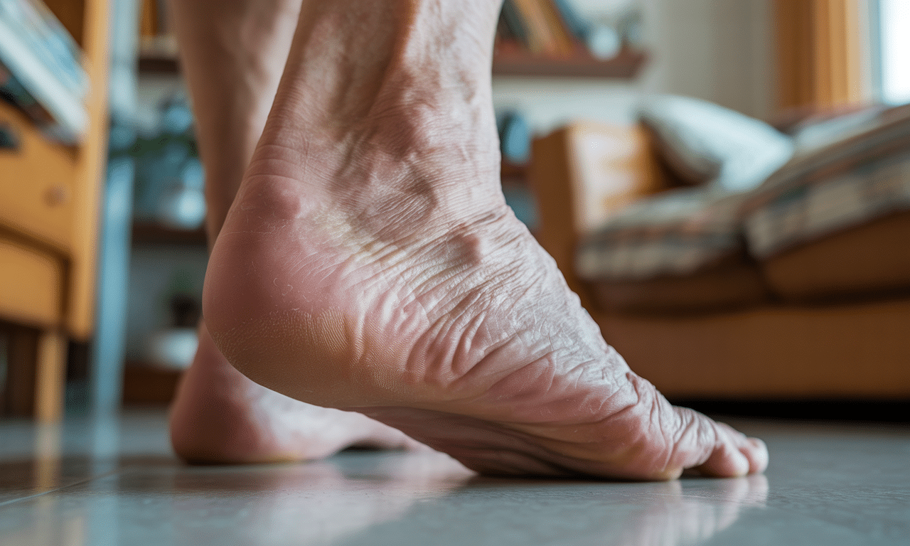 mam ponad 60 lat i chodzenie boso po domu powodowało ból pięt: dowiedz się, jak starzenie się wpływa na amortyzację podeszwy stopy i jak temu zaradzić.