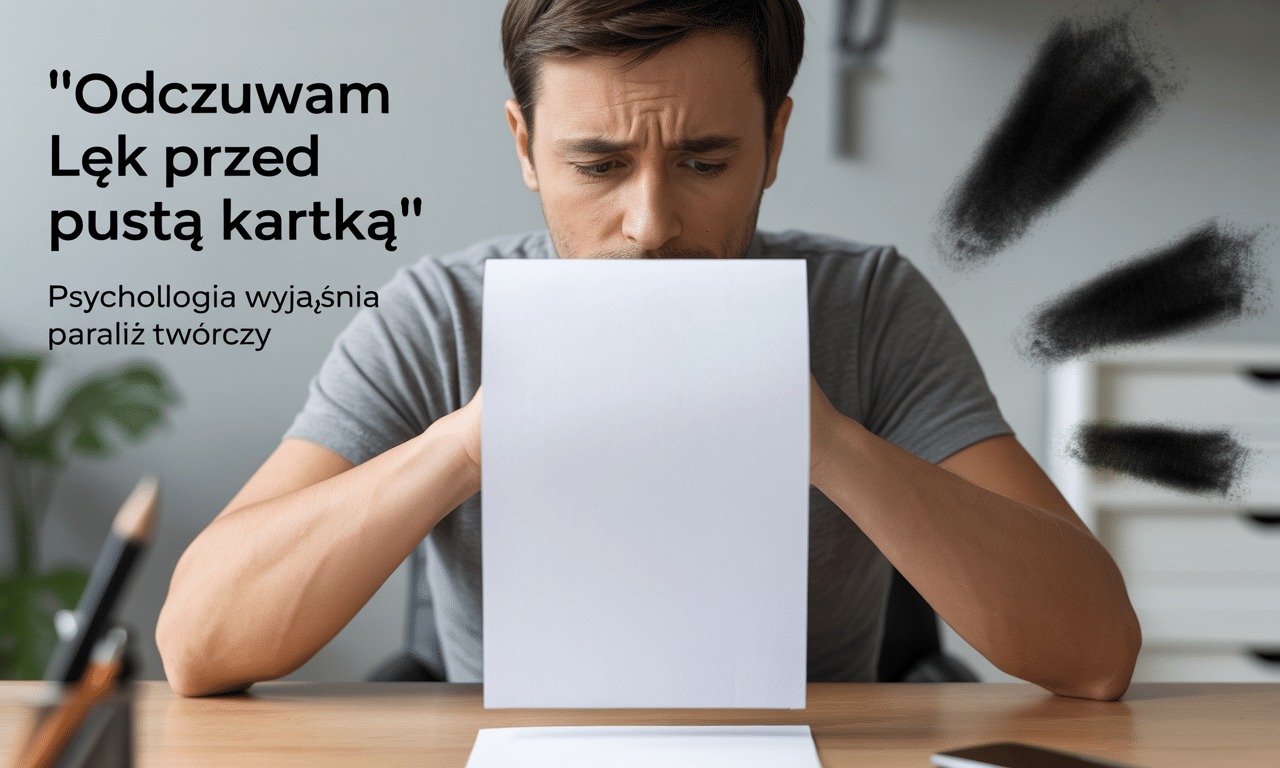 „odczuwam lęk przed pustą kartką”: psychologia wyjaśnia, czym jest paraliż twórczy i jak go pokonać, aby odzyskać inspirację i płynność w pracy twórczej.
