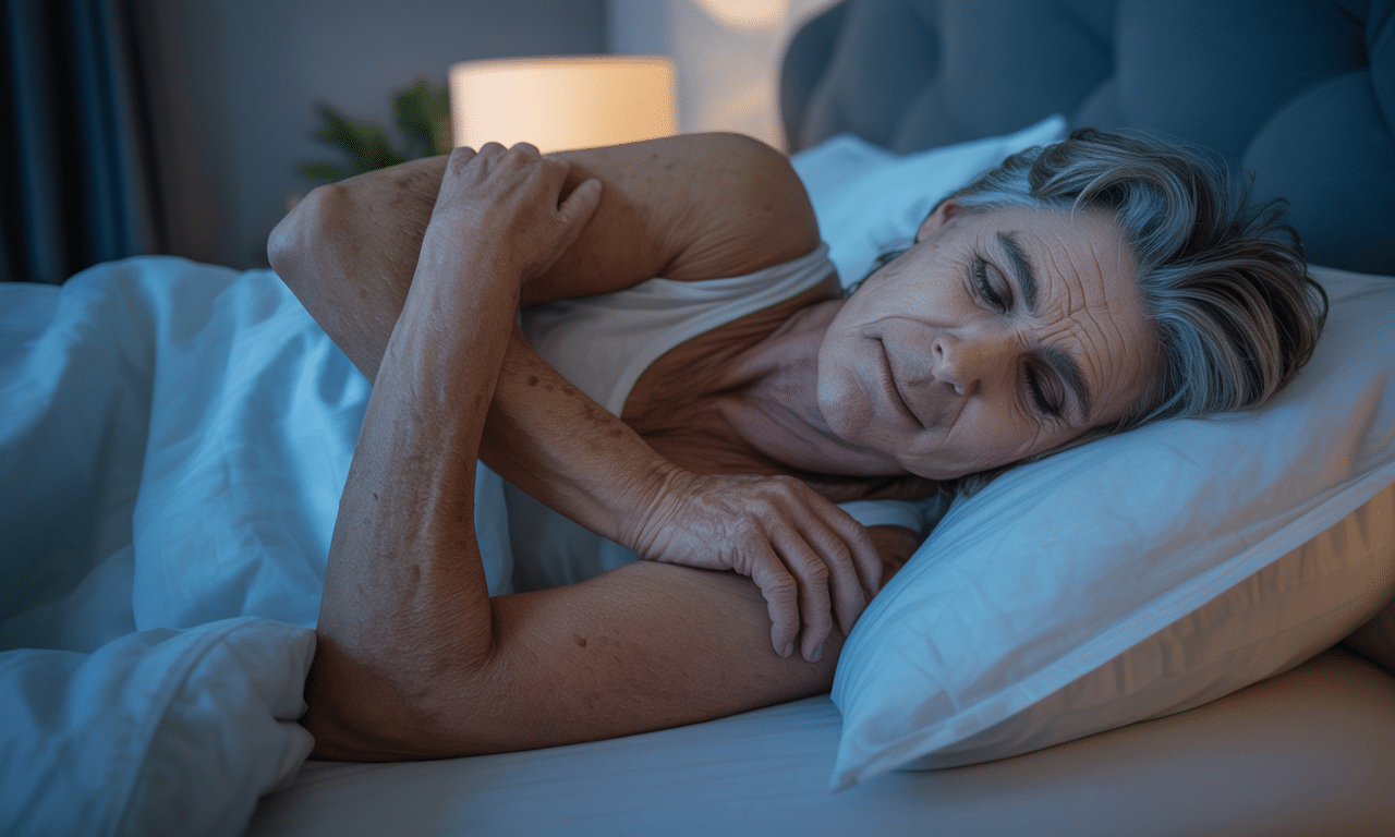 po 60. roku życia ból barku często budził mnie w nocy. odkryj ułożenie ręki, które całkowicie zmienia komfort snu i łagodzi ból.