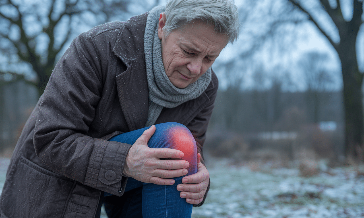 po 60. roku życia ból w kolanach nasila się zimą – odkryj, jak zimno wpływa na stawy bardziej, niż myślisz, i poznaj skuteczne sposoby na ulgę.