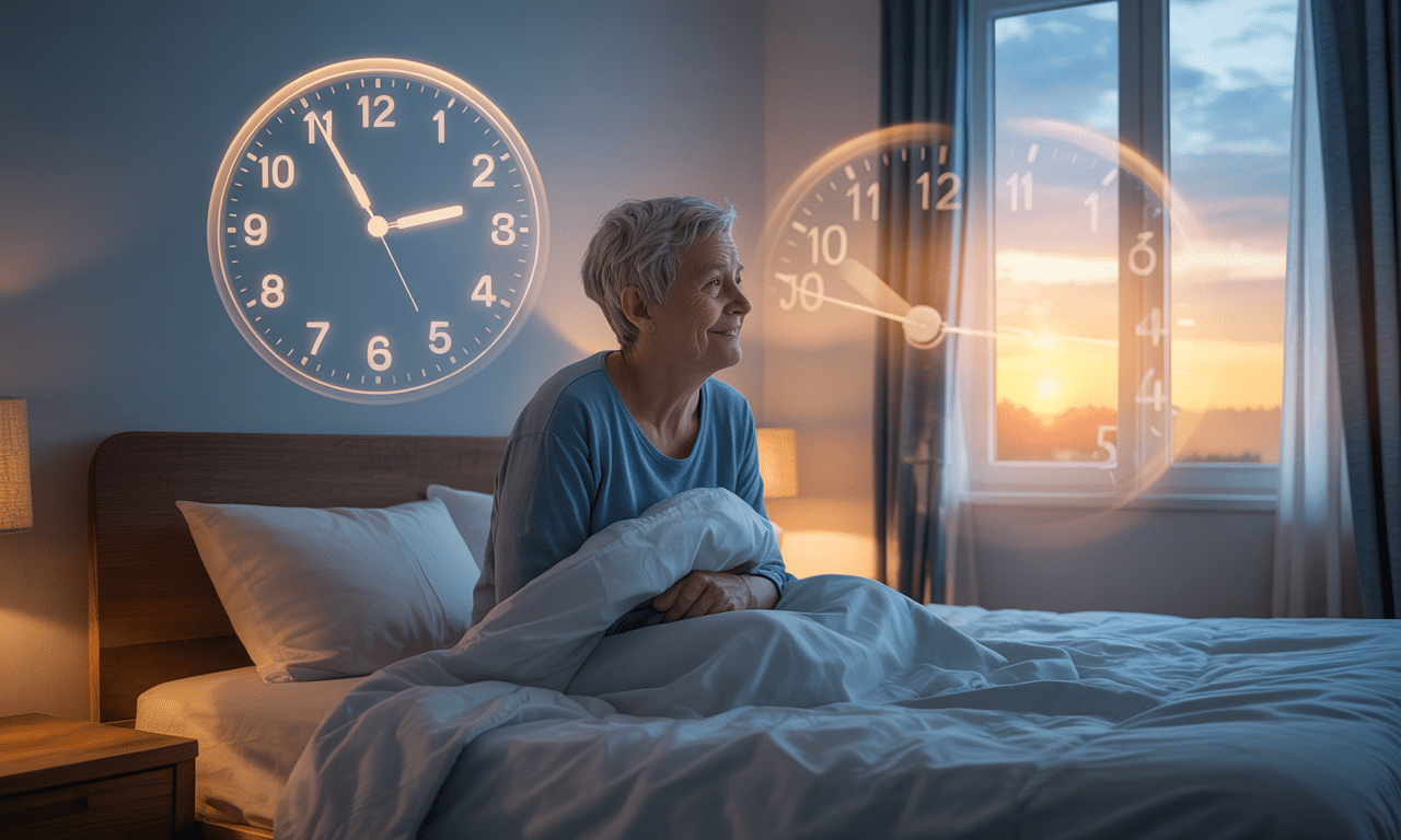 po 60. roku życia budzenie się o 4 rano staje się powszechne. dowiedz się, jak przesunięcie zegara biologicznego wpływa na sen i codzienne nawyki seniorów.