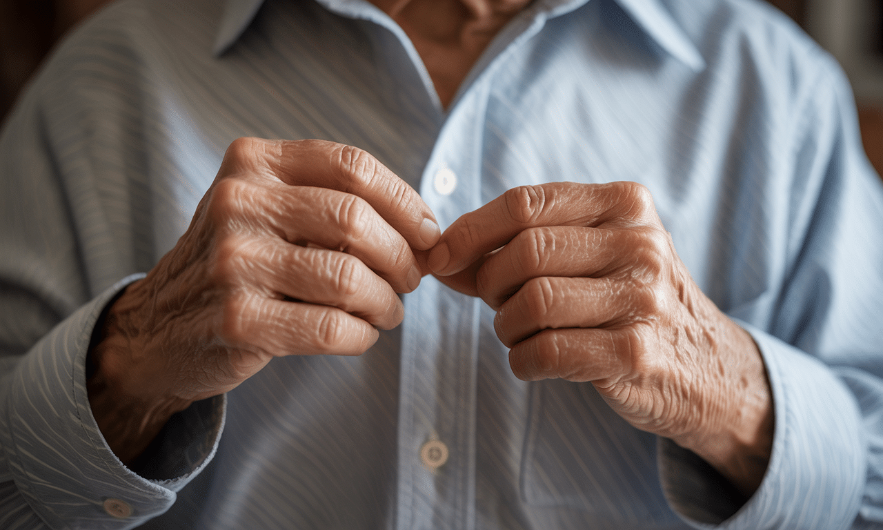 po 65. roku życia, nawet proste czynności takie jak zapinanie guzików mogą zajmować więcej czasu z powodu zmian w motoryce drobnej związanych z wieku.