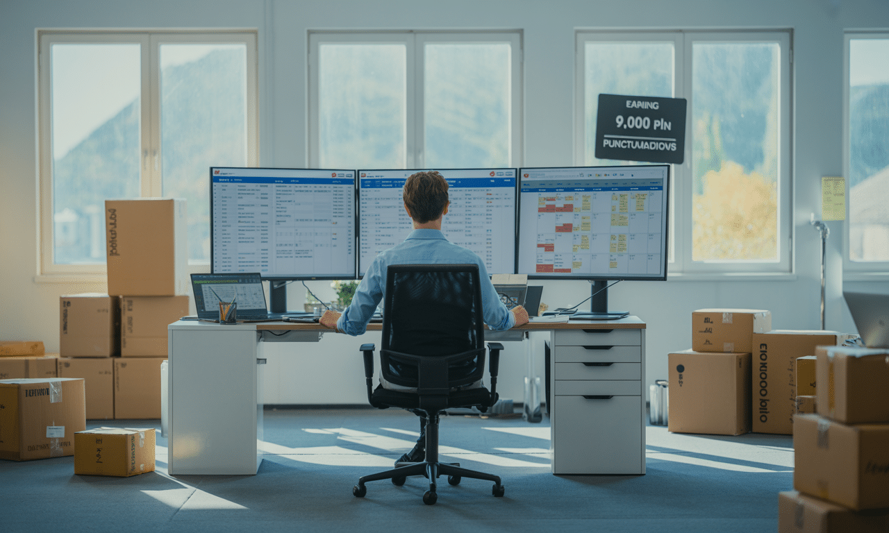 pracuję jako koordynator wysyłek i zarabiam 9 000 zł, dodatkowo otrzymując premię za terminowość. poznaj moją historię sukcesu i codzienne wyzwania w tej roli.