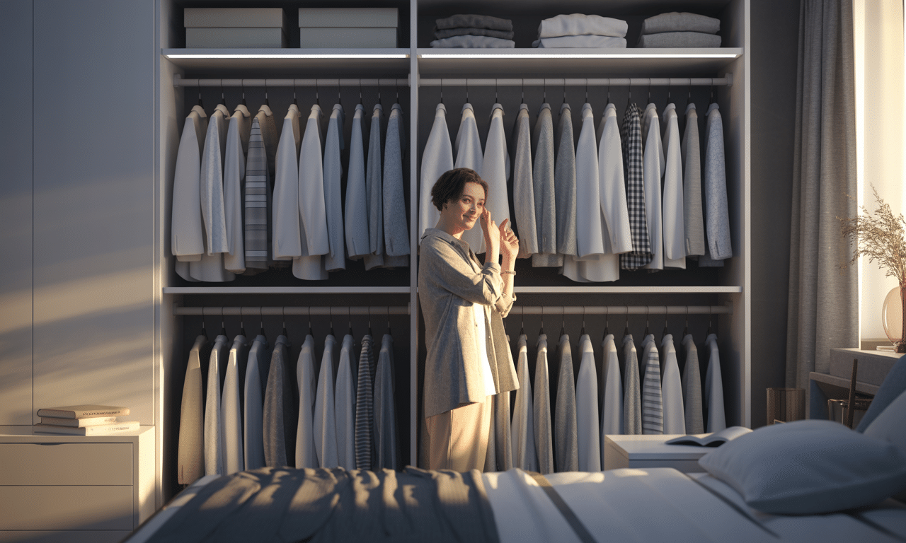 psychologia wyjaśnia, dlaczego osoby ceniące porządek w szafie pragną wizualnej kontroli, aby utrzymać harmonię i poczucie bezpieczeństwa w swoim otoczeniu.