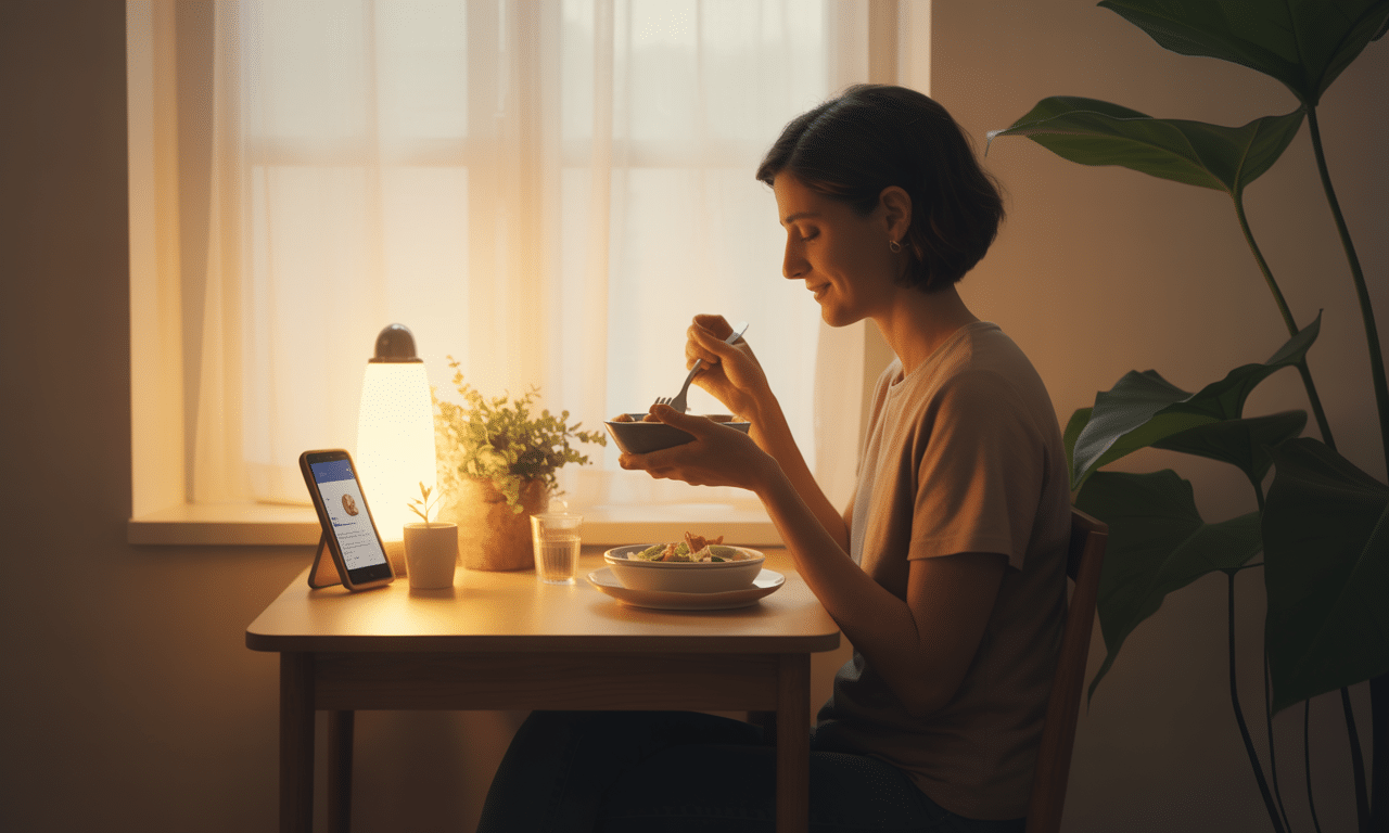 psychologia wyjaśnia, dlaczego osoby, które lubią jeść same, nie czują się samotne i mają tę potrzebę – odkryj powody tej naturalnej tendencji.