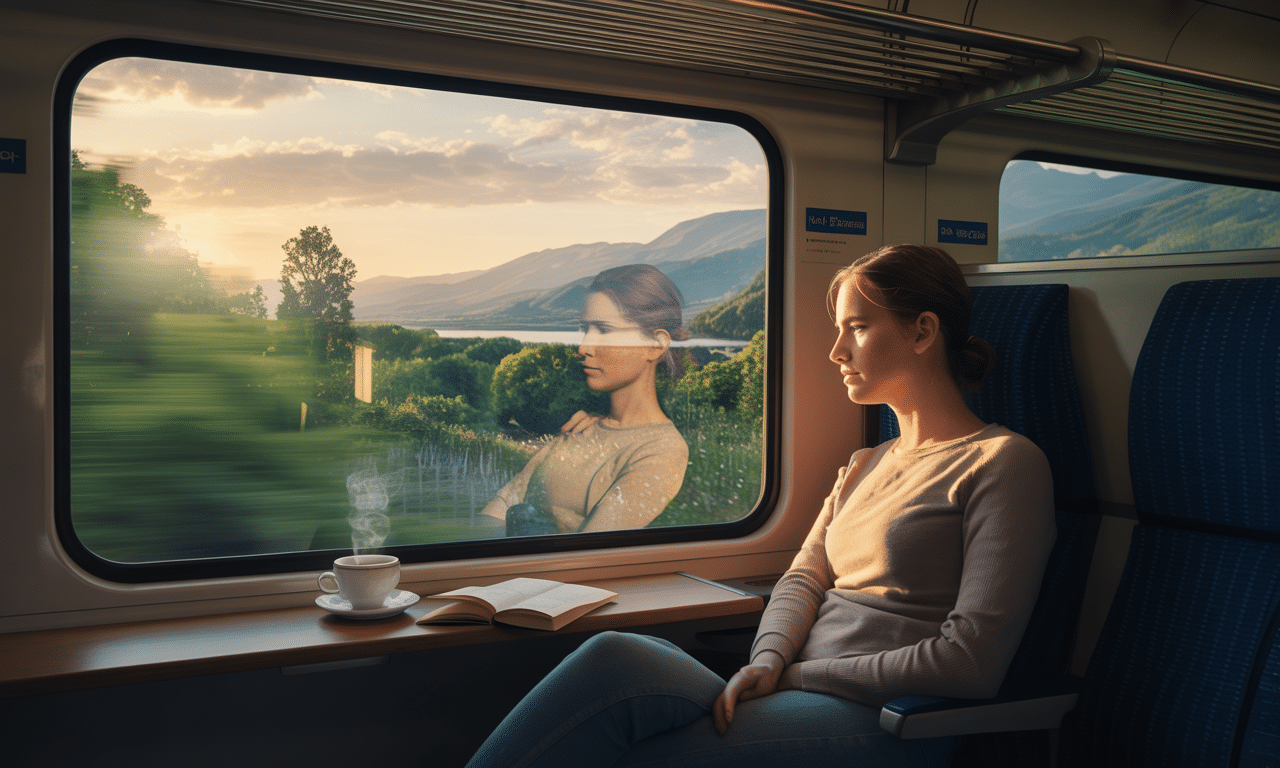 psychologia wyjaśnia, dlaczego miłośnicy jazdy pociągiem cenią unikalny czas 'pomiędzy' – momenty refleksji, spokoju i odprężenia podczas podróży.