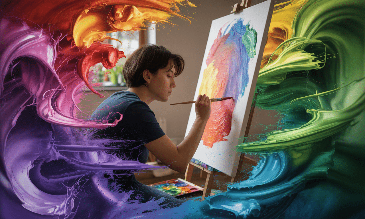 dowiedz się, jak psychologia wyjaśnia, dlaczego osoby lubiące malować przetwarzają emocje wizualnie, łącząc sztukę z emocjonalnym przeżywaniem.