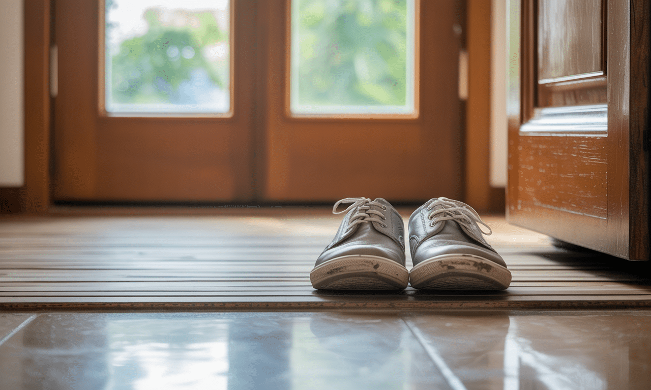 stawiałam buty przy drzwiach wejściowych i nie zdawałam sobie sprawy, ile bakterii przynosiłam do domu. dowiedz się, jak zadbać o higienę wchodząc do domu.