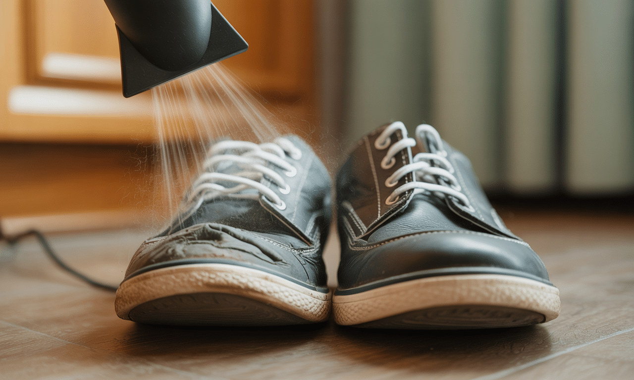 suszyłam buty gorącym powietrzem i nie wiedziałam, że to może zniekształcić podeszwę. dowiedz się, jakie metody suszenia obuwia są bezpieczne i jak unikać uszkodzeń.