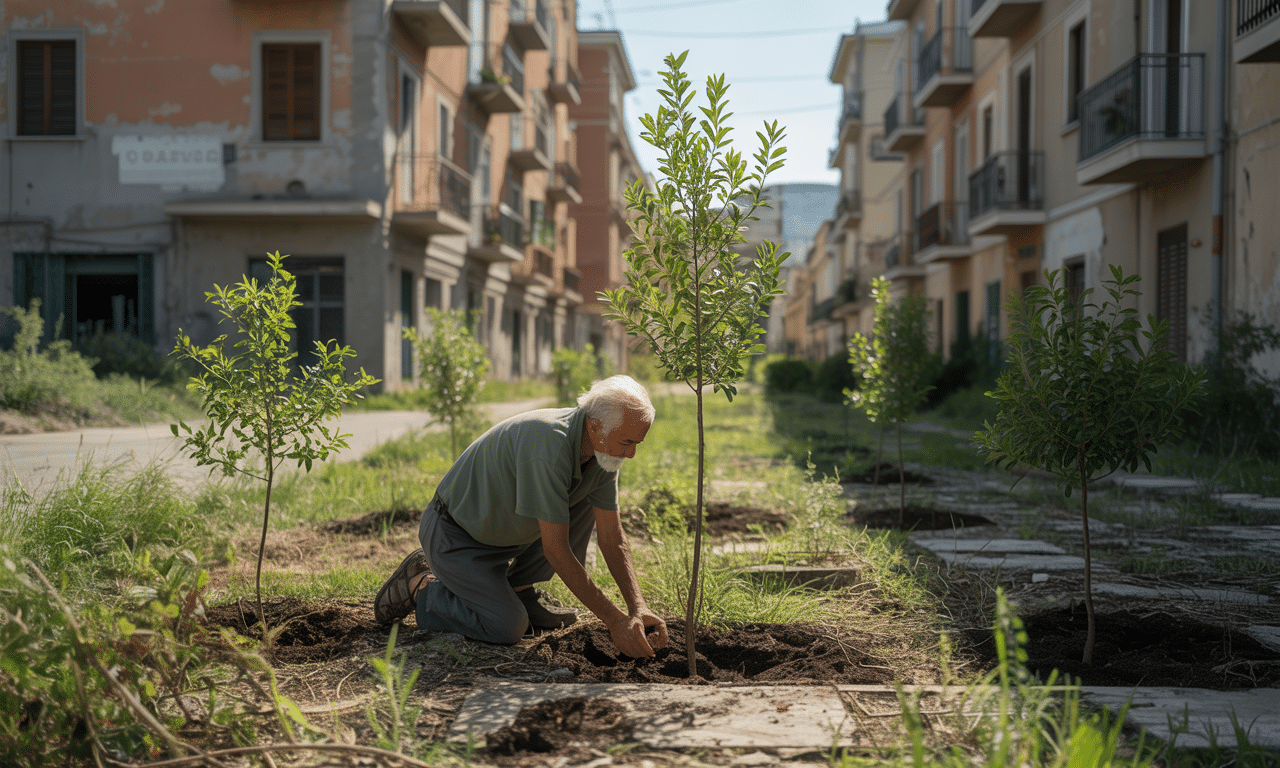 emeryt z włoch zasadził już 10 000 drzew na opuszczonych działkach w ciągu 8 lat, przyczyniając się do zielonej rewitalizacji i ochrony środowiska.