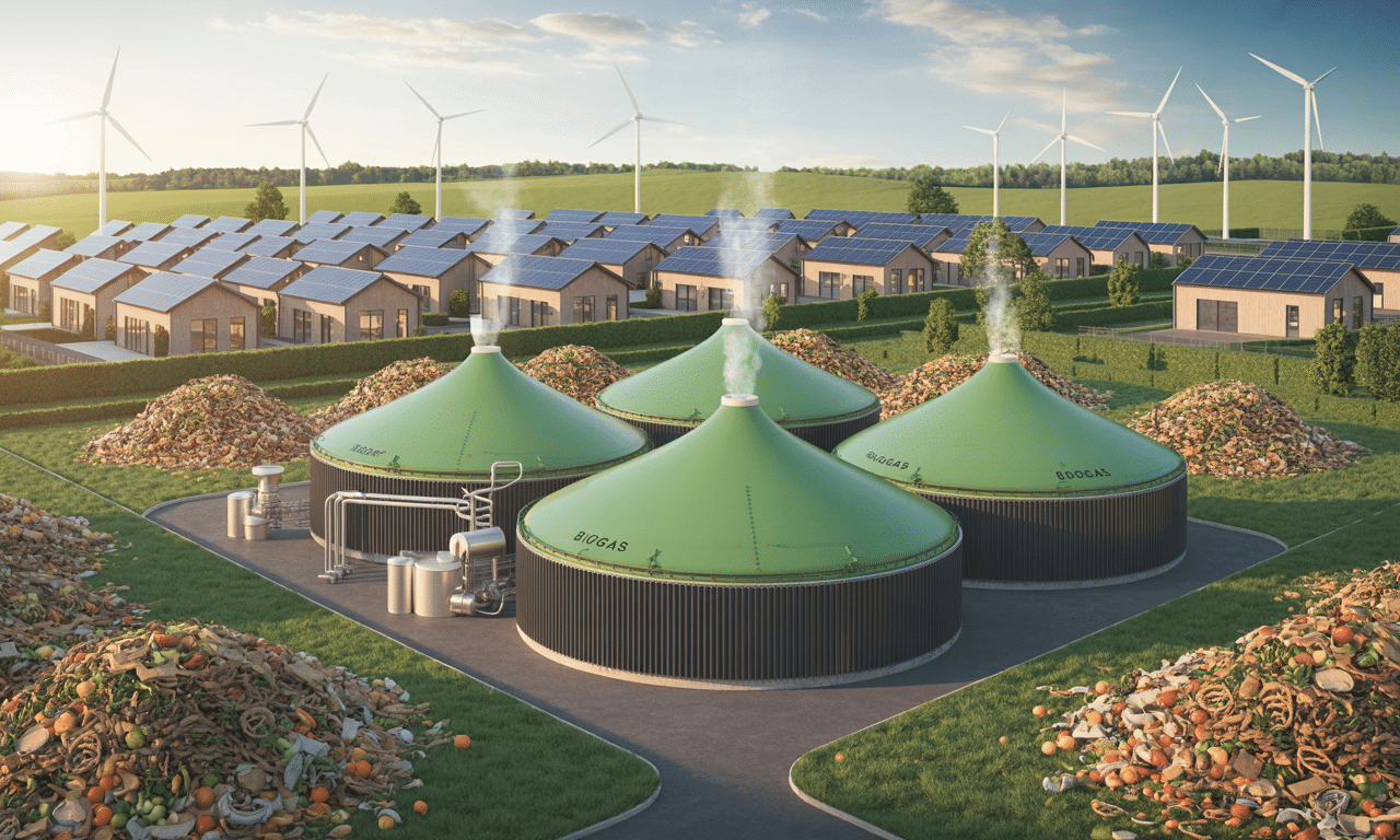 ten kraj wykorzystuje odpady spożywcze do produkcji energii, biogazownie zasilają 100 000 domów czystą i odnawialną energią.