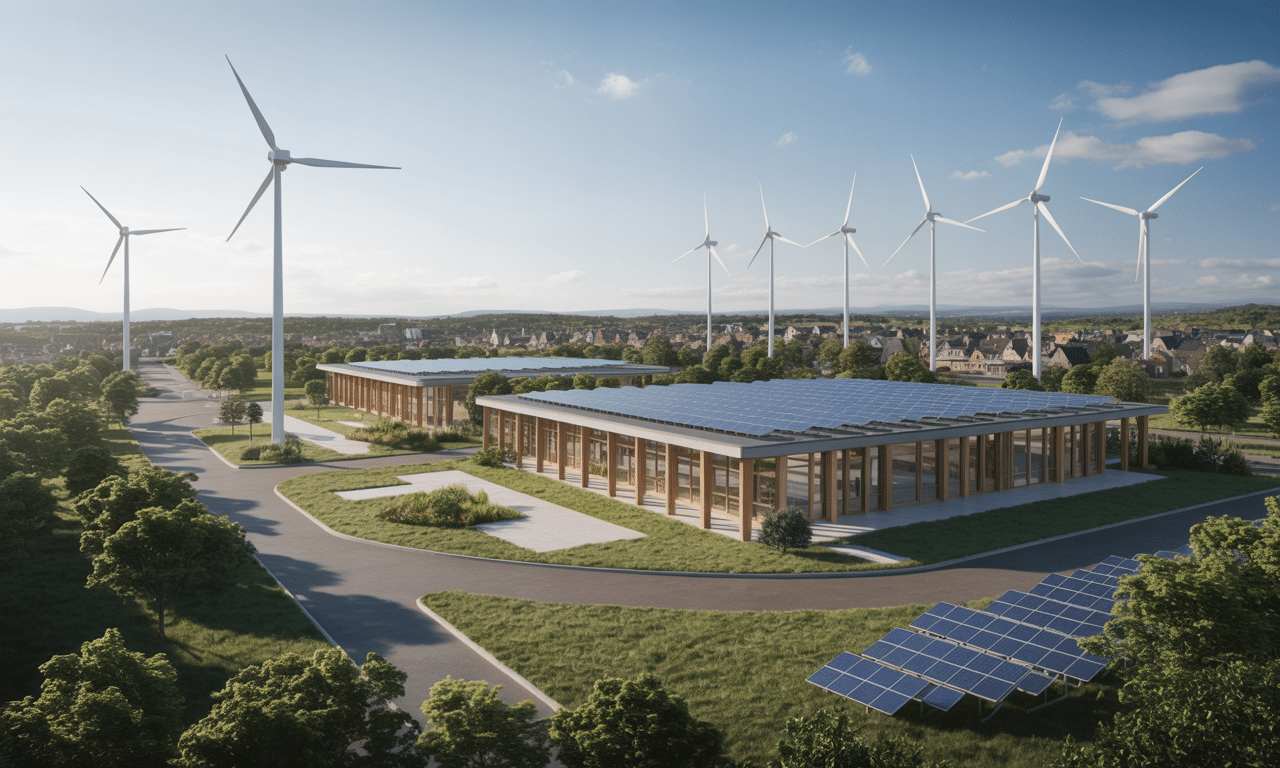 ten kraj zbudował szkołę, która generuje więcej energii niż zużywa, a nadwyżkę przekazuje sąsiadom, promując zrównoważony rozwój i odnawialne źródła energii.