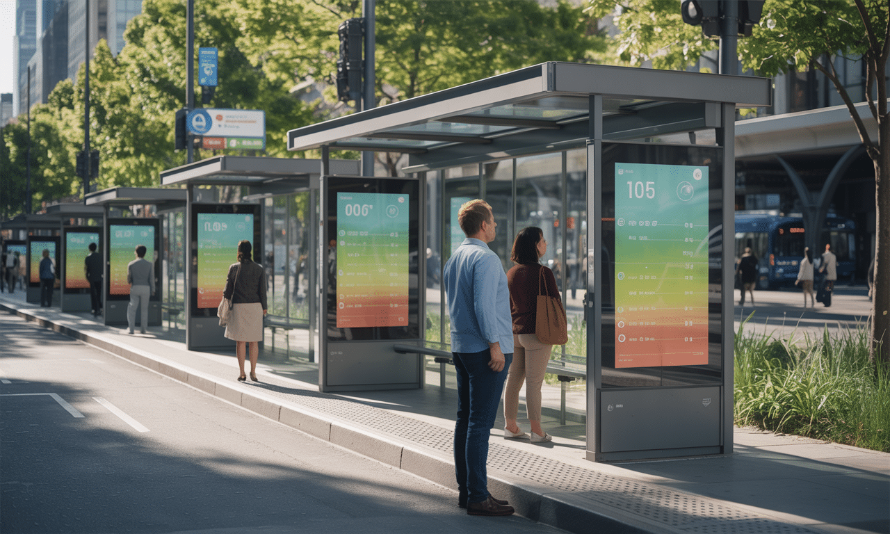 ten kraj zainstalował czujniki powietrza na każdym przystanku, dzięki czemu mieszkańcy mogą na bieżąco monitorować jakość powietrza w swoim otoczeniu.